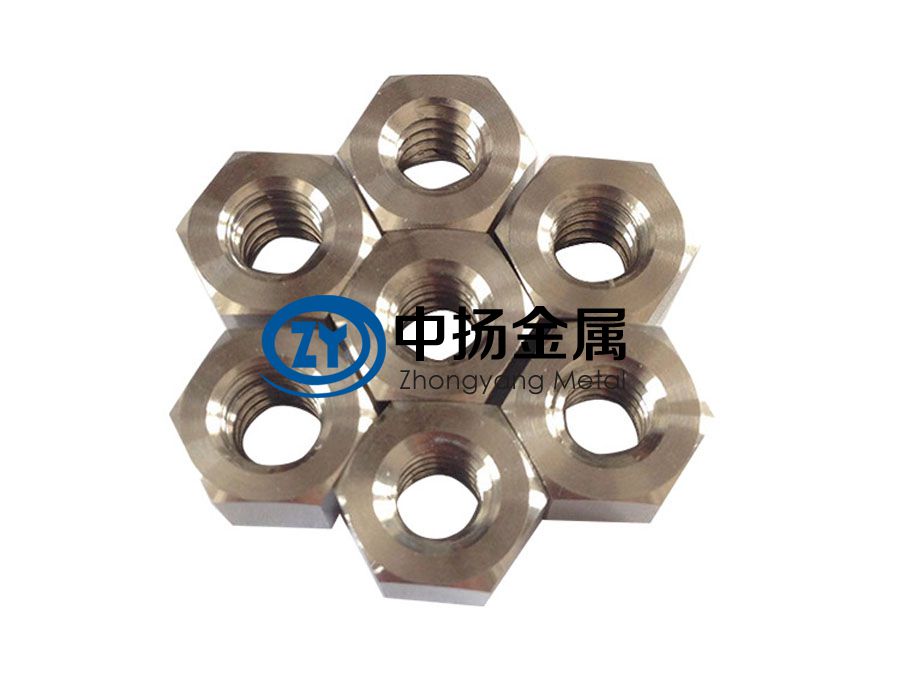 中揚金屬批量定制鈦六角螺母 M2-M30鈦六角法蘭螺母 規(guī)格齊全